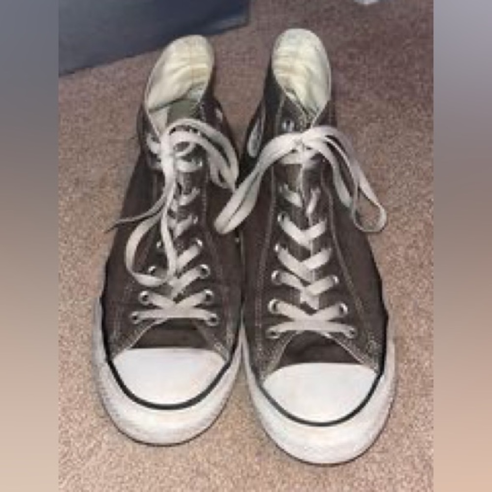 Grey High Top Converse